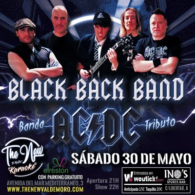 ACDC Black Back Band en Valdemoro
