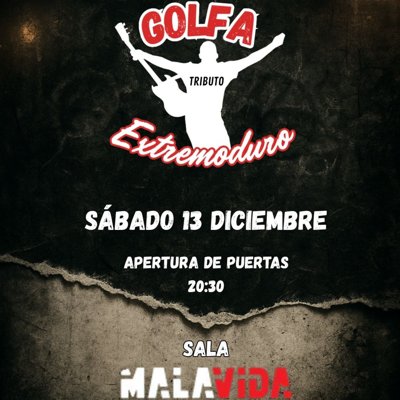 Golfa Tributo Extremoduro en Sala Malavida en Coruña