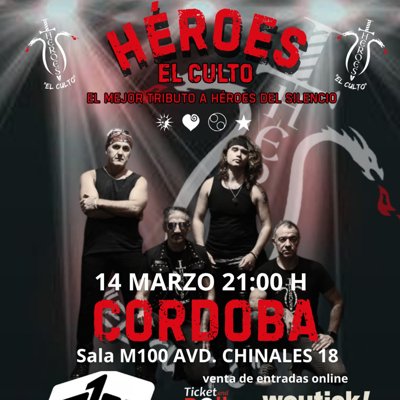 HÉROES, EL CULTO. - El mejor tributo a Héroes del Silencio -en Córdoba