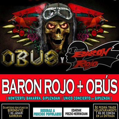 Barón Rojo y Obús en Renteria